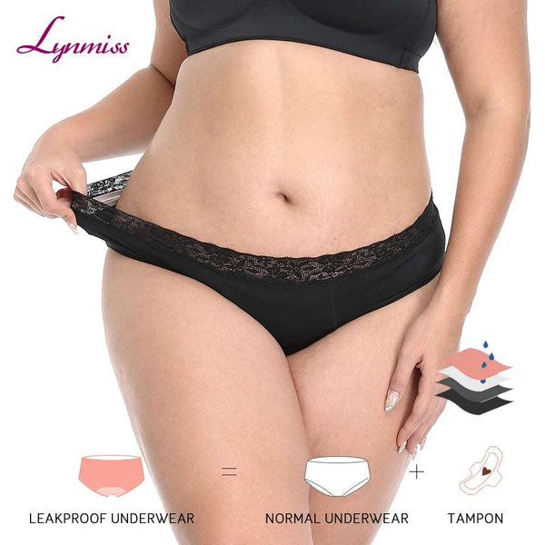 lynmiss high waist 4 layer leakproof